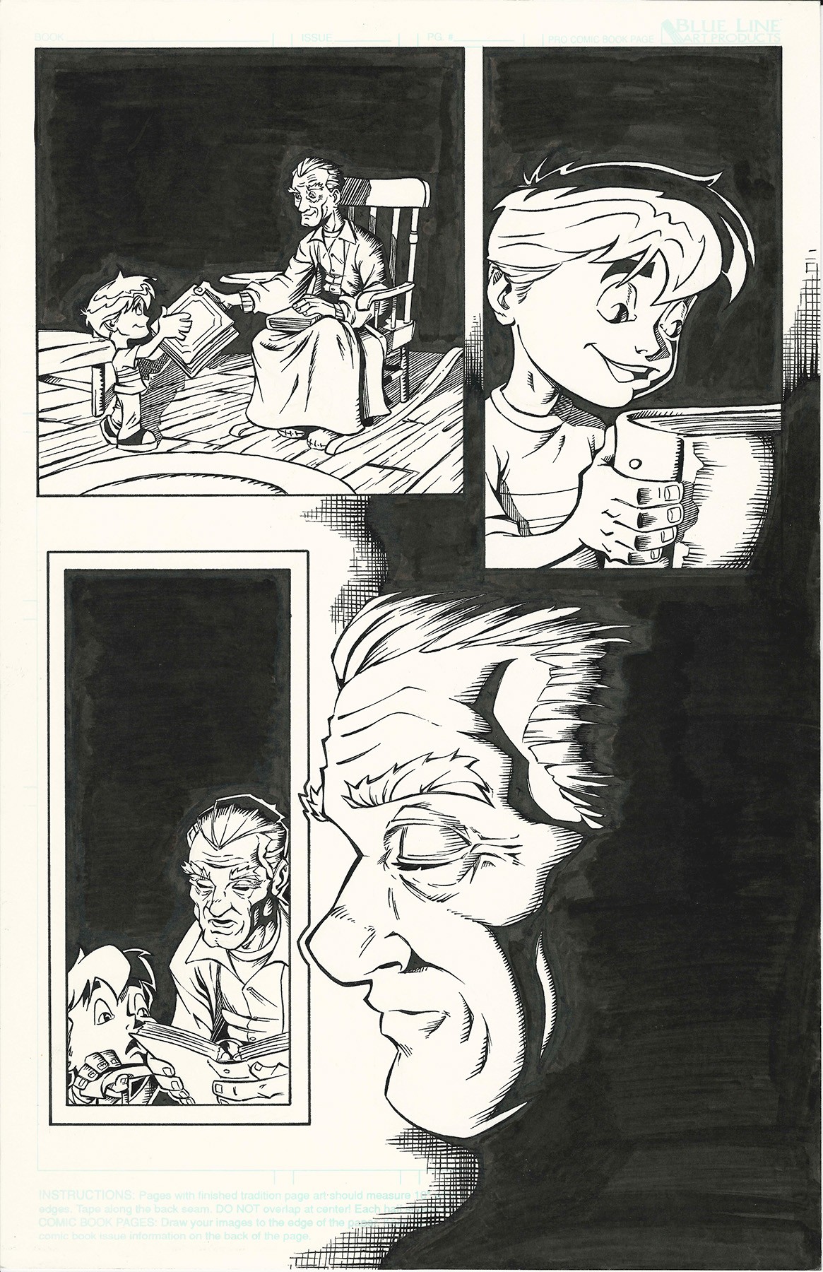 Shinju Prologue Page 02-Original Art
