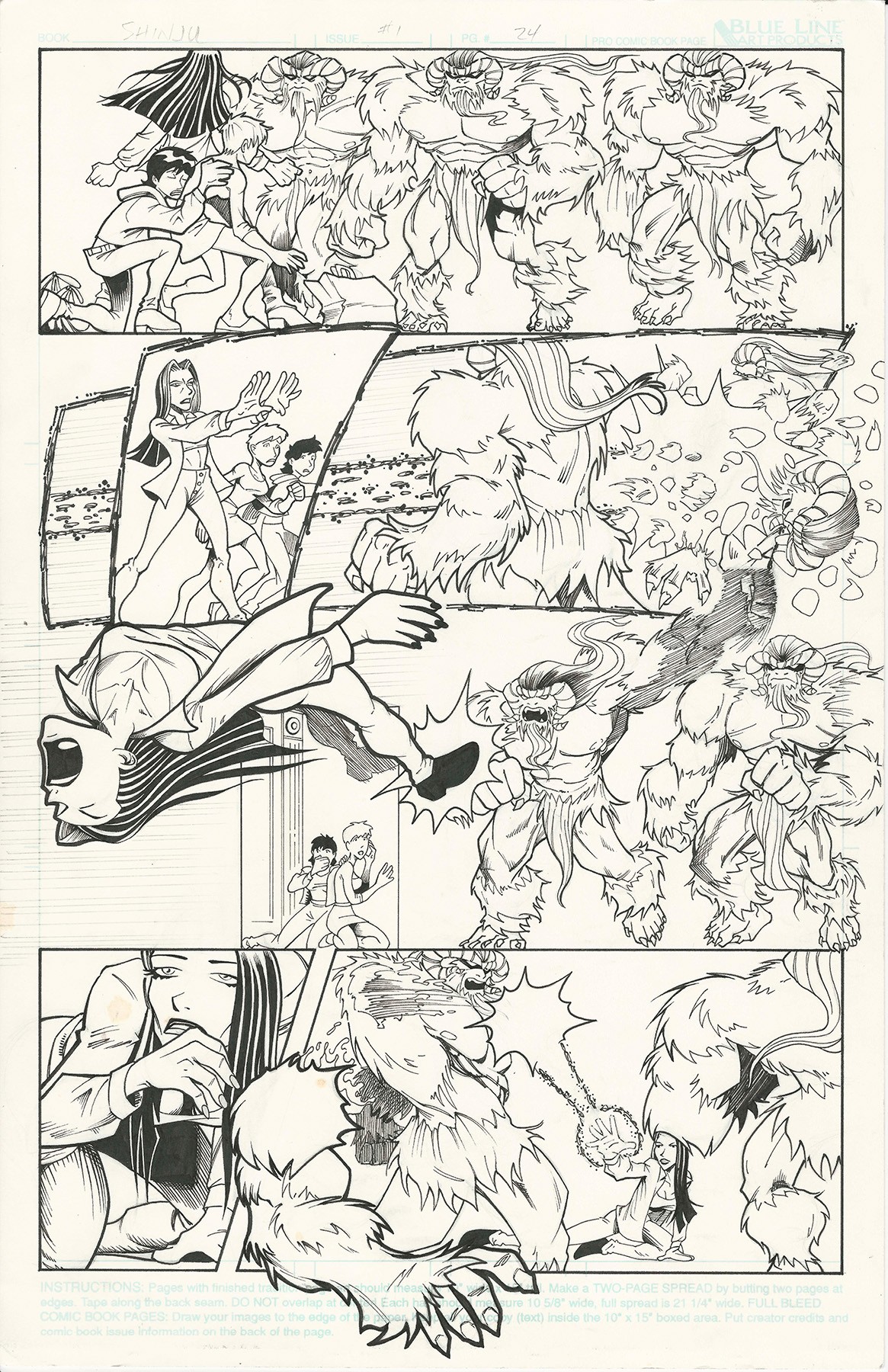 Shinju Prologue Page 24-Original Art