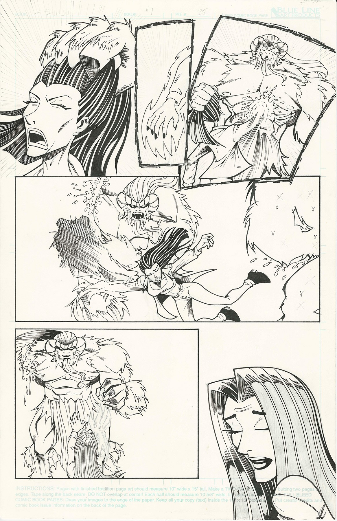 Shinju Prologue Page 25-Original Art