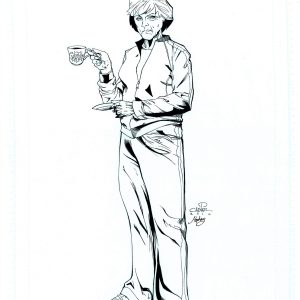 Gangrene #01 "Web" Character Art-Original Art