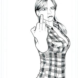 Character Study-Attitude Original Art